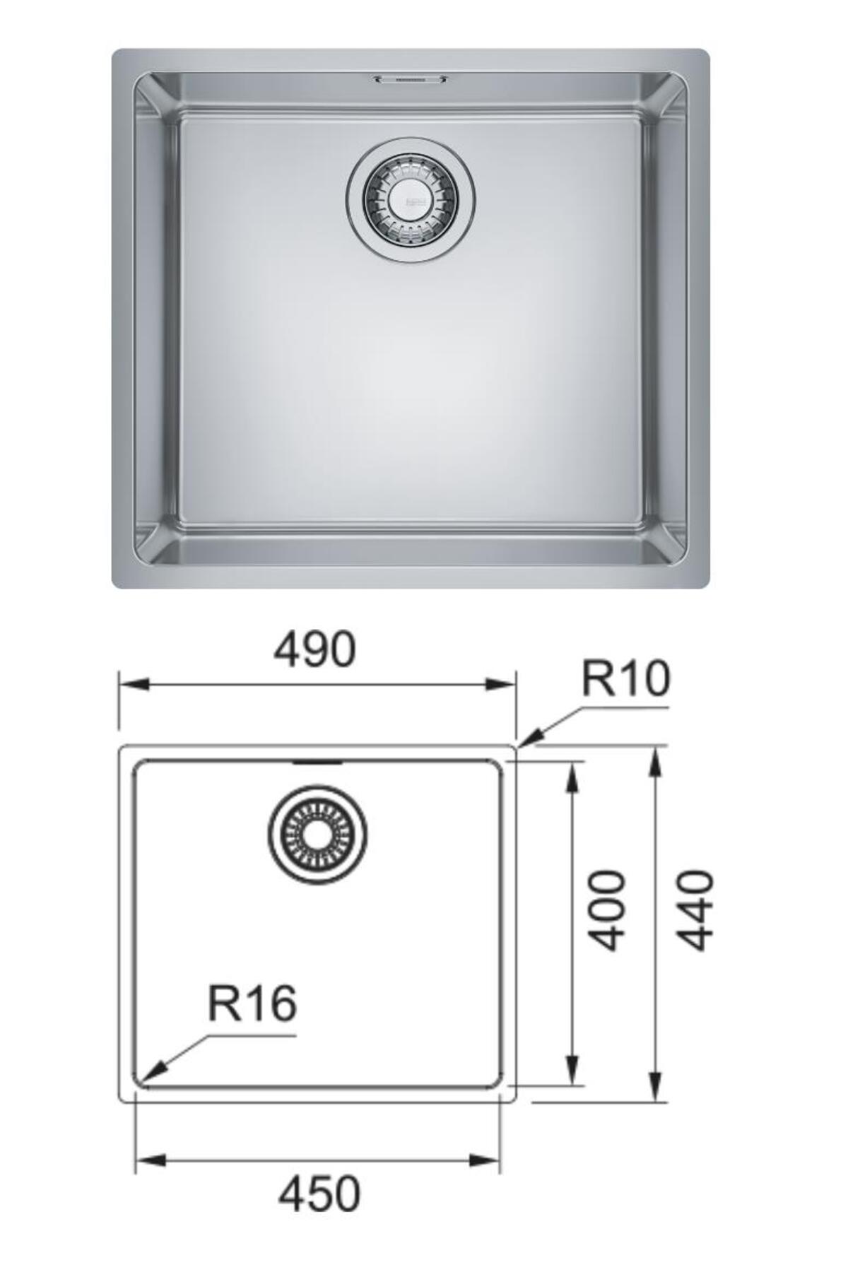 Maris Mrx 110-45 Eviye, Sirius Spiralli Inox Armatür Seti