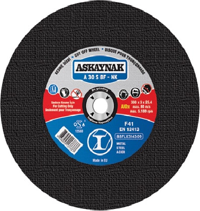 ASKAYNAK  As 300 x 3 mm Sabit Tezgah Kesici Nk