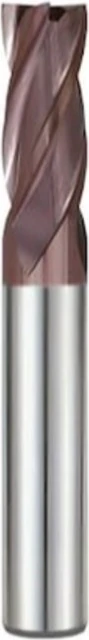4 Ağızlı Kısa Kaplamalı Karbür Parmak Freze Ø12 mm Çap