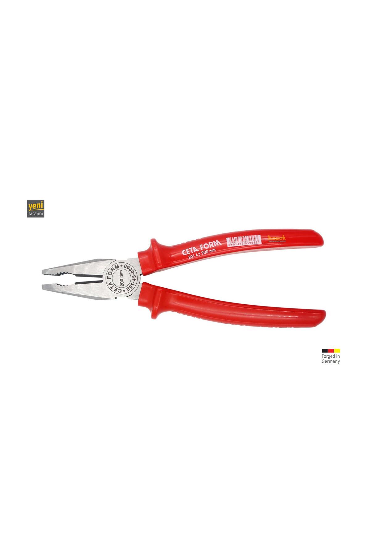 200 Mm Kombine Pense Polisajlı-unigrip Sap E01-43-0200