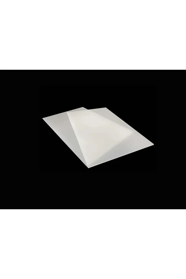 Buz Beyazı Pleksi Levha 2 mm 35cmx35cm
