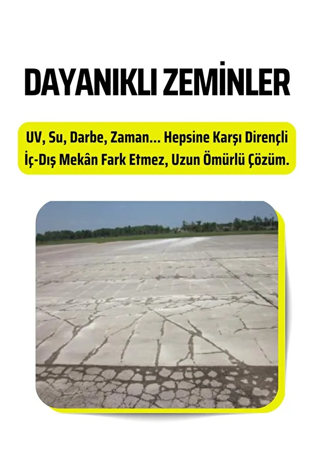 REÇİNE BETON 888, Metal Takviyeli, Hızlı Kuruyan, Ağır Yük İçin Zemin Tamir Harcı 19 kg
