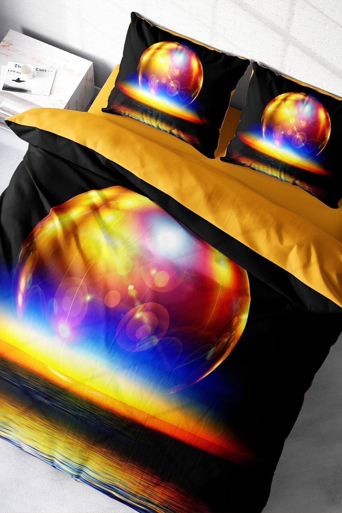 Color World 3d Çift Kişilik Nevresim Takımı