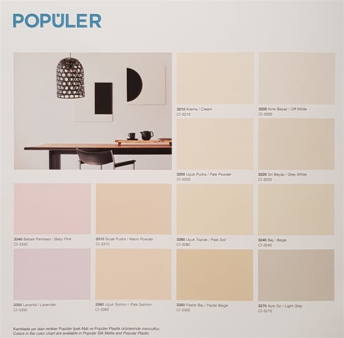 POLİSAN Popüler Plastik Boya (Baz) 10 Kg.