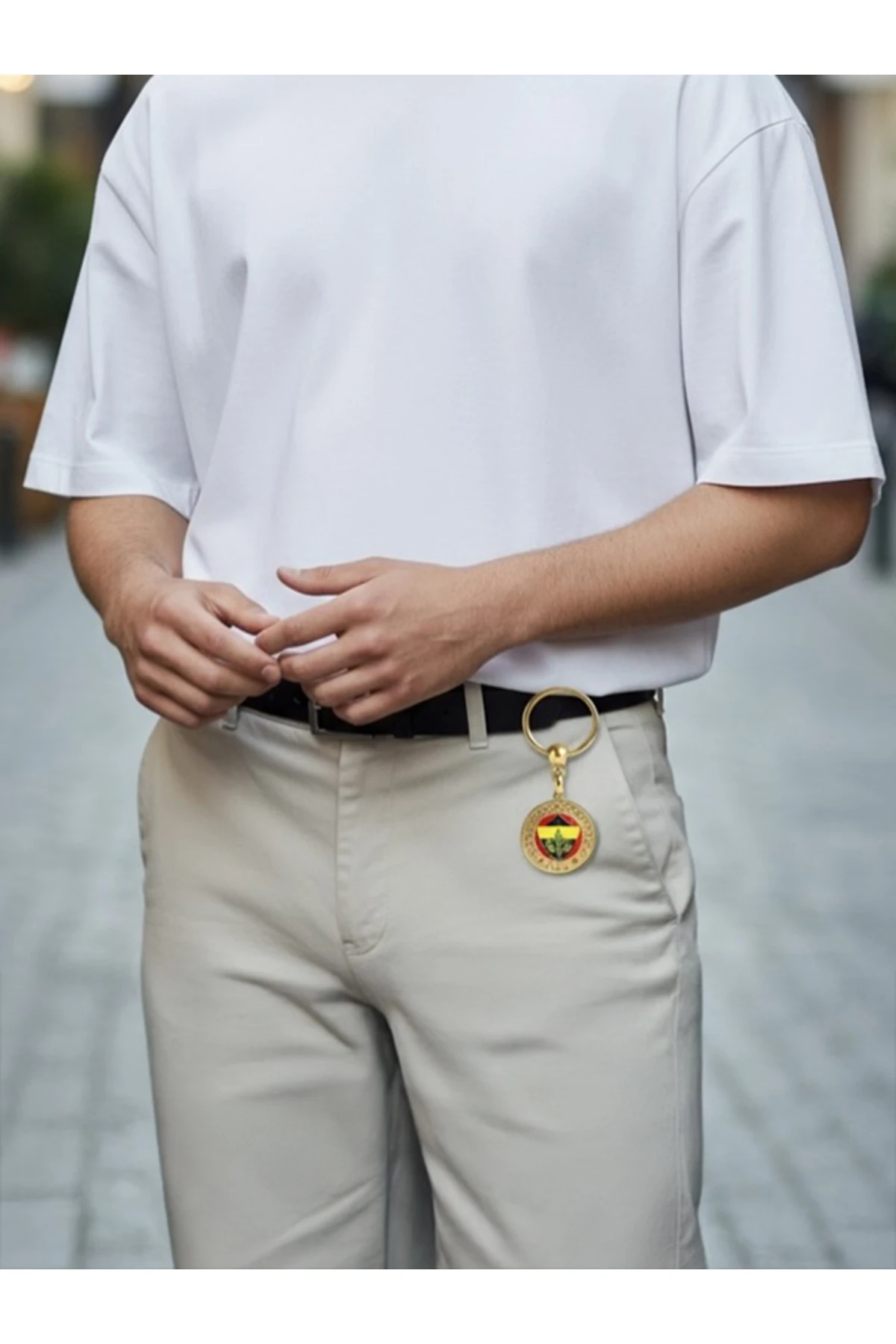 FENER. B SARI KANARYA TARAFTAR ANAHTARLIK SARI-LACİVERT