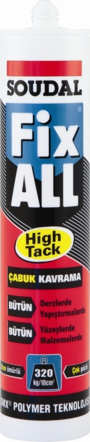 Soudal Fix All High Tack 290 Ml Kartuş Beyaz