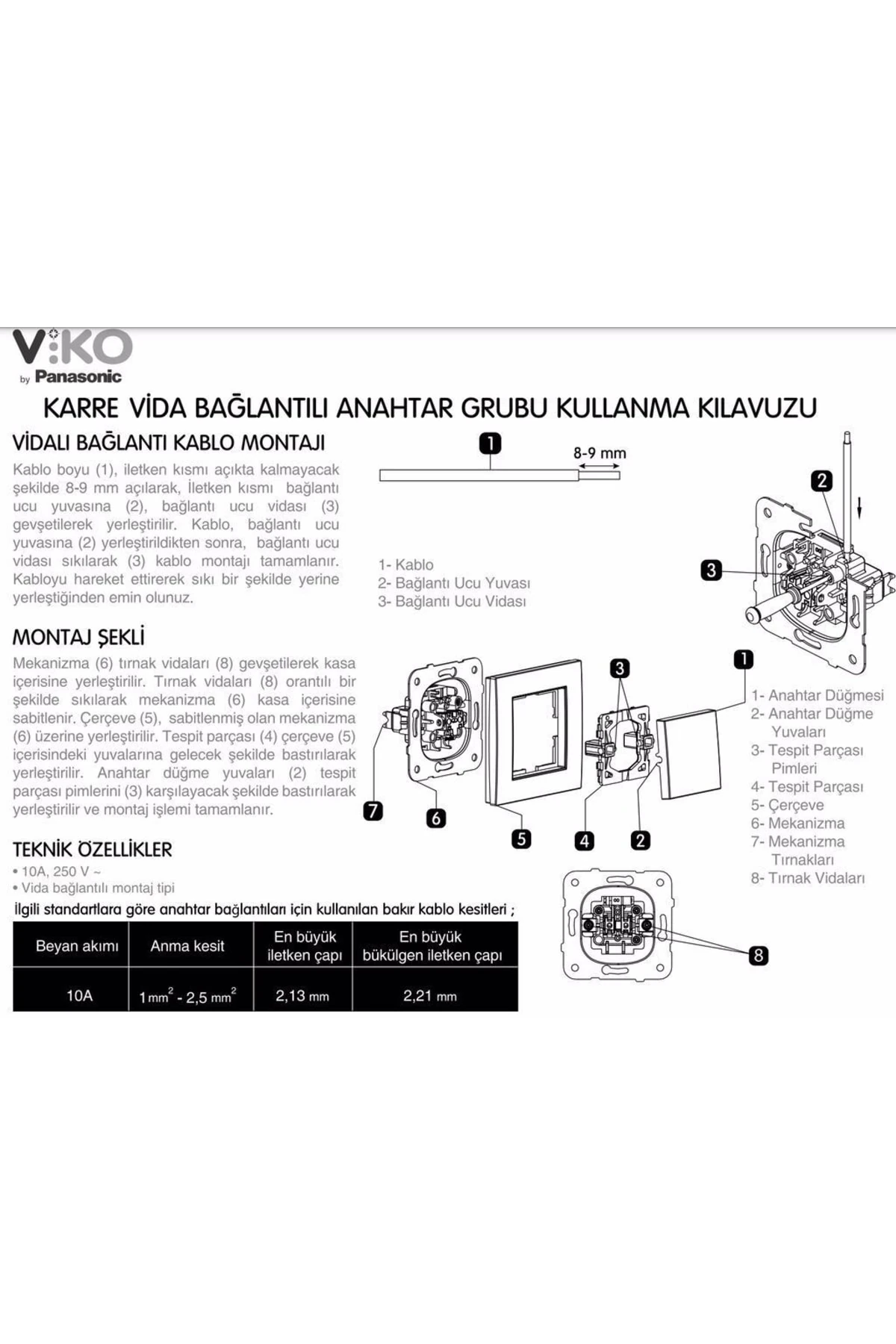 Karre Light Anahtarı - Beyaz (çerçeve Hariç)