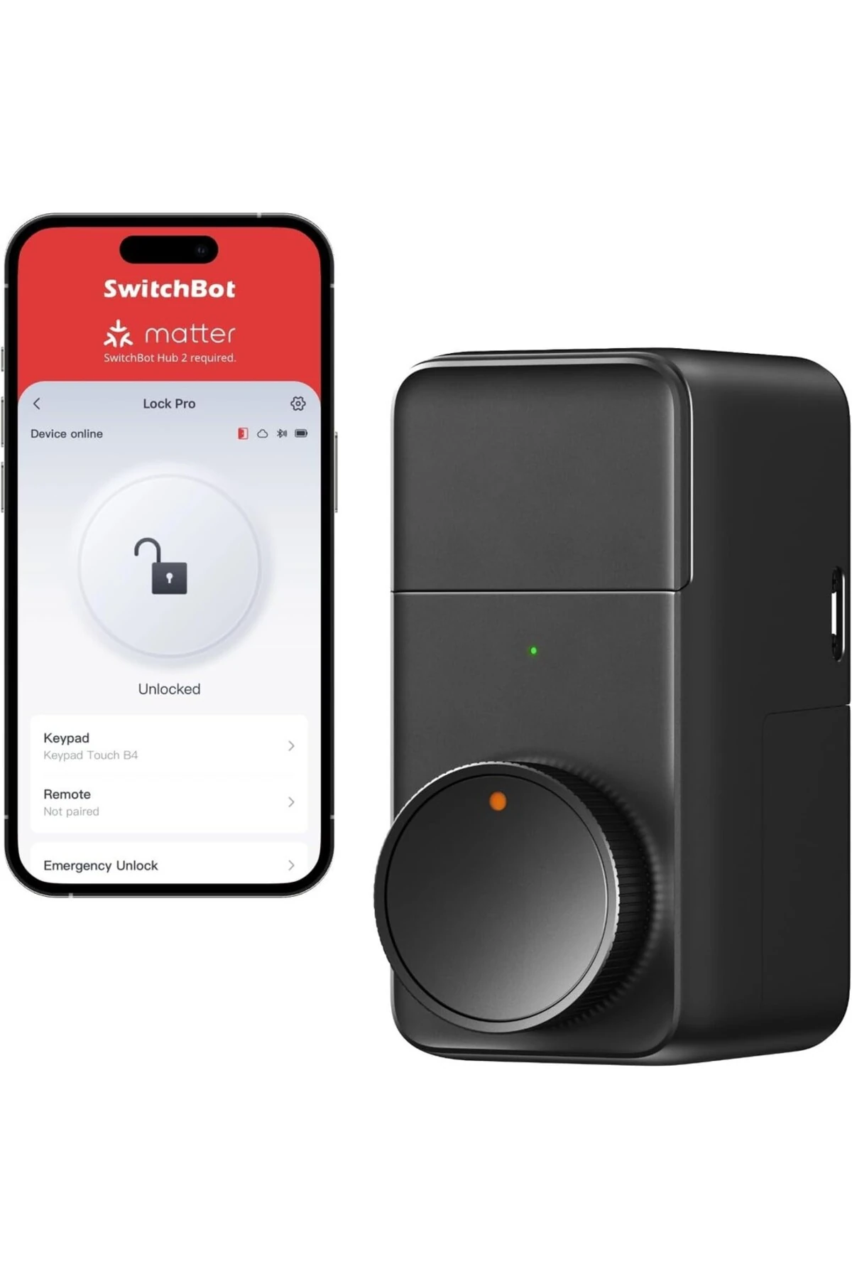 Smart Lock Pro, Anahtarsız Elektronik Akıllı Kapı Kilidi, Alexa ve Matter Destekli