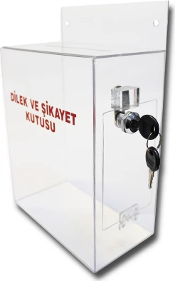Pleksi Istek Öneri Dilek Şikeyet Kutusu Büyük Boy