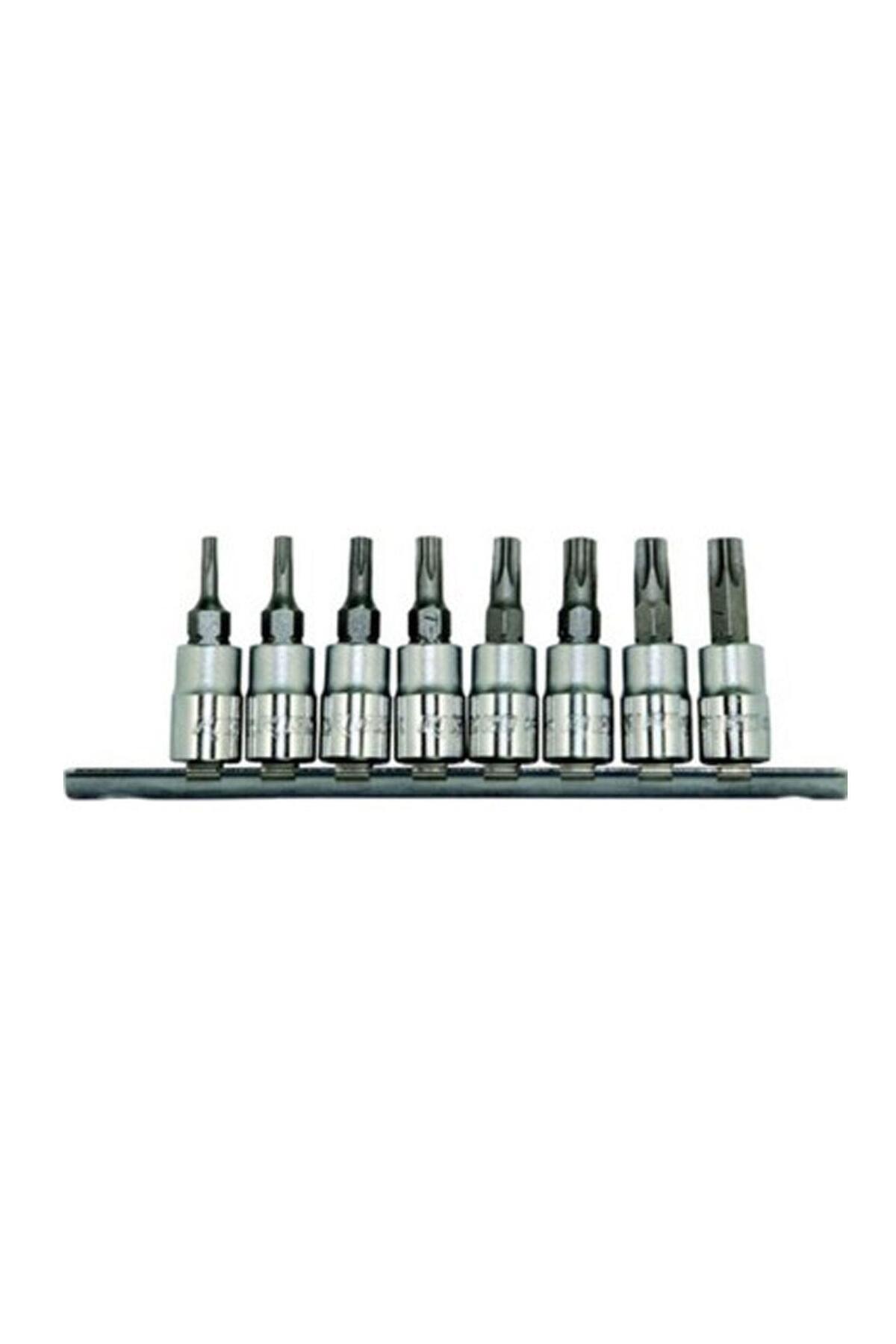 1/4 Lokmalı Torx Uç Seti 8 Parça 007-rc7023