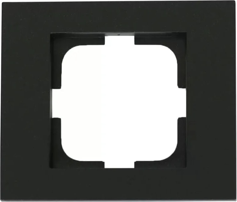 Grano Tekli Elektrik Anahtarı - Dayanıklı Siyah Plastik Çerçeve ile Kolay Montaj