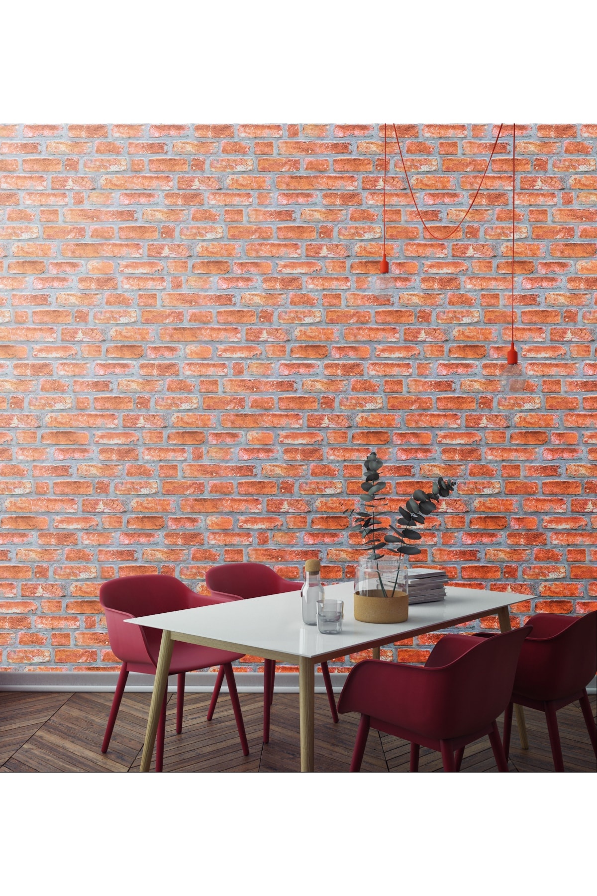 5 Adet X Tuğla Desenli 3 Boyutlu Renkli Strafor Köpük Duvar Kaplama Paneli (br-513)