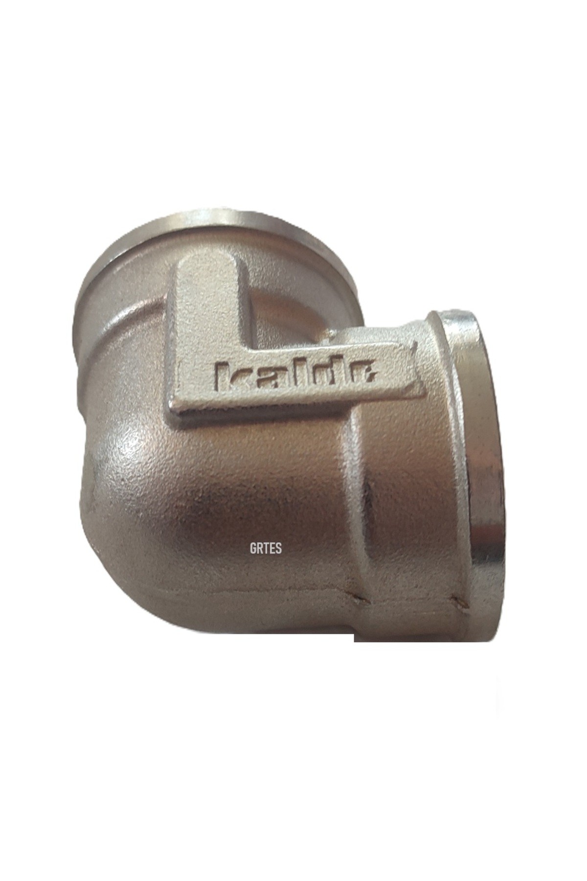 (10'lu Paket) 1" Dn25 Sarı/Krom Dirsek İç Dişli (Dişi) - Brass İnternal Thread Elbow
