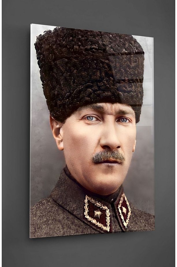 Mustafa Kemal Paşa Cam Tablo