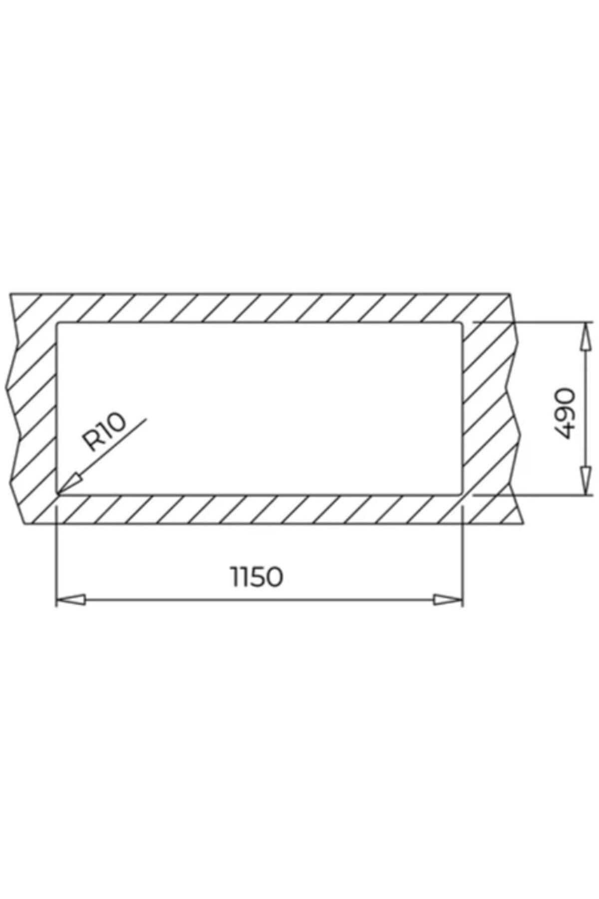 Brooklyn 80 M-xp 2 Gözlü Paslanmaz Çelik 116 Cm. Tezgah Üstü Evye