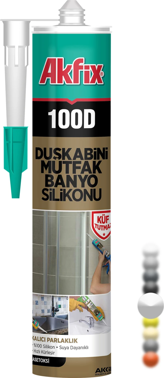 100D Duşakabin Silikonu 280ML Beyaz