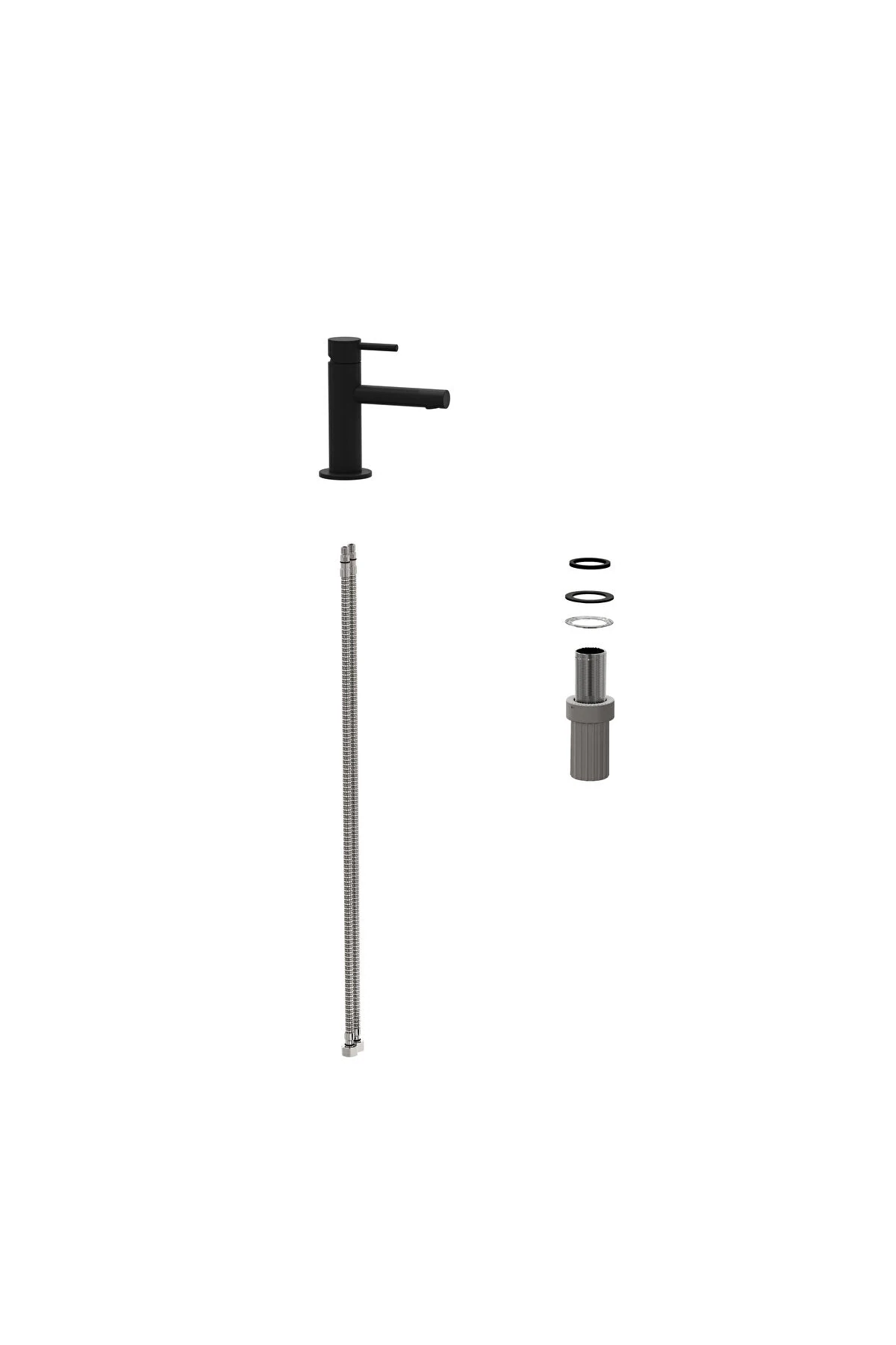 Origin A4255536 Lavabo Bataryası Kısa Mat Siyah