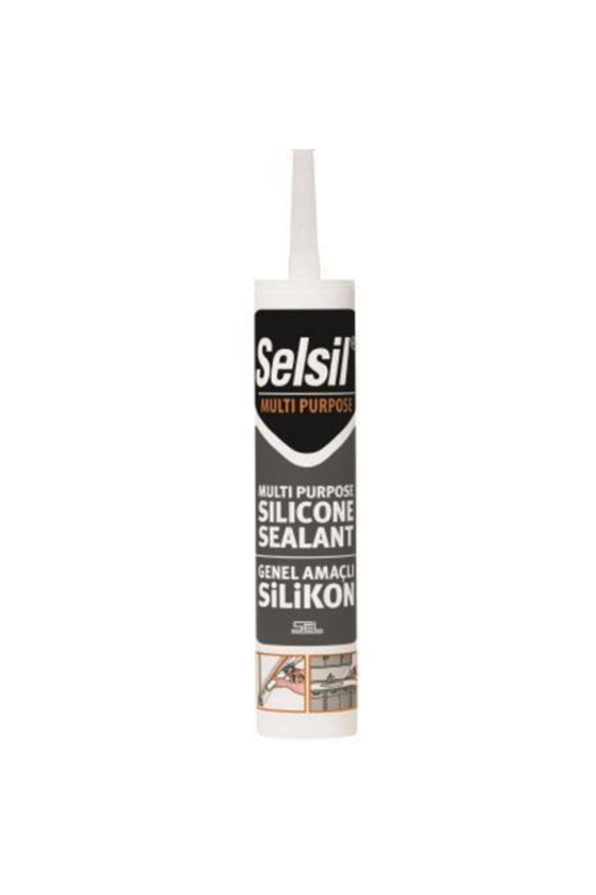 SELSİL Genel Amaçlı Silikon 280 gr Beyaz 9002700