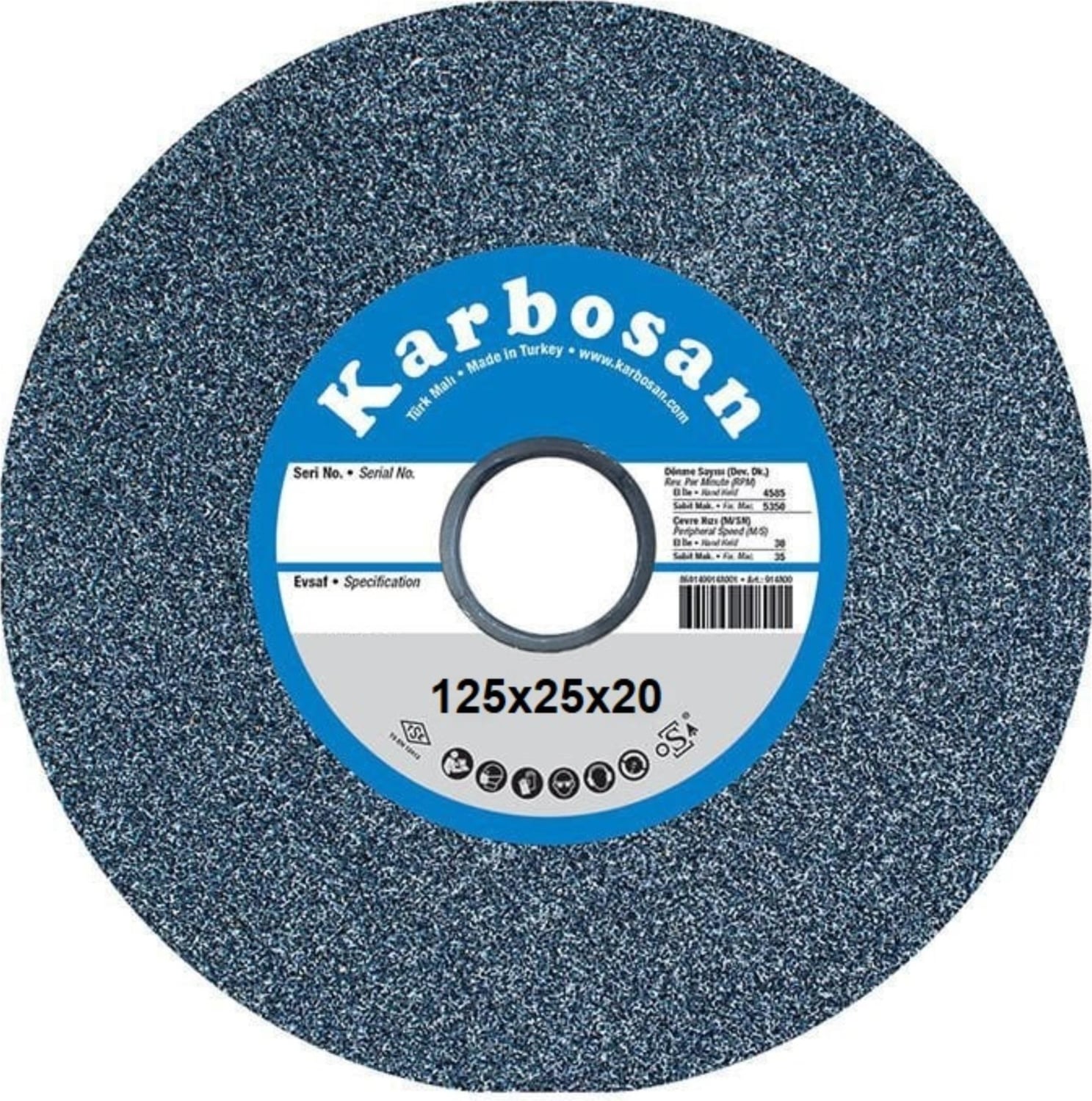 KARBOSAN Taşlama Taşı Nk 36 150X25X20 (914910)
