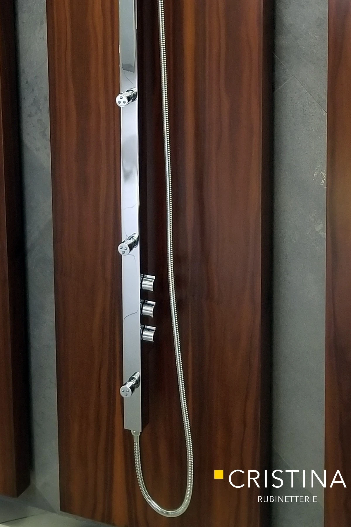 Crıstına Long Lıfe Jetli Duş Seti , Sürgülü El Duşu +tepe Duşu +jet Chrome