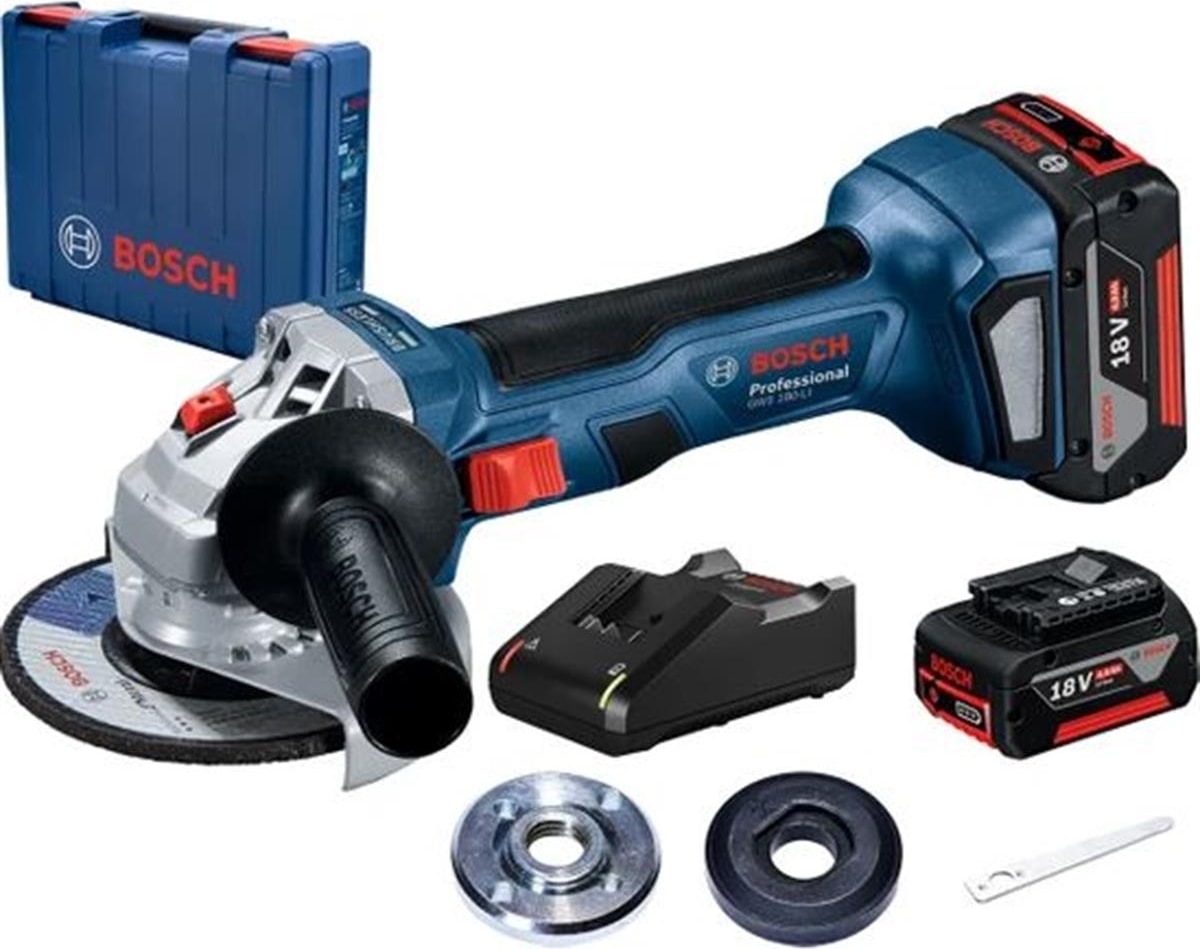 BOSCH Gws 180-LI Çift Akülü Taşlama Makinesi