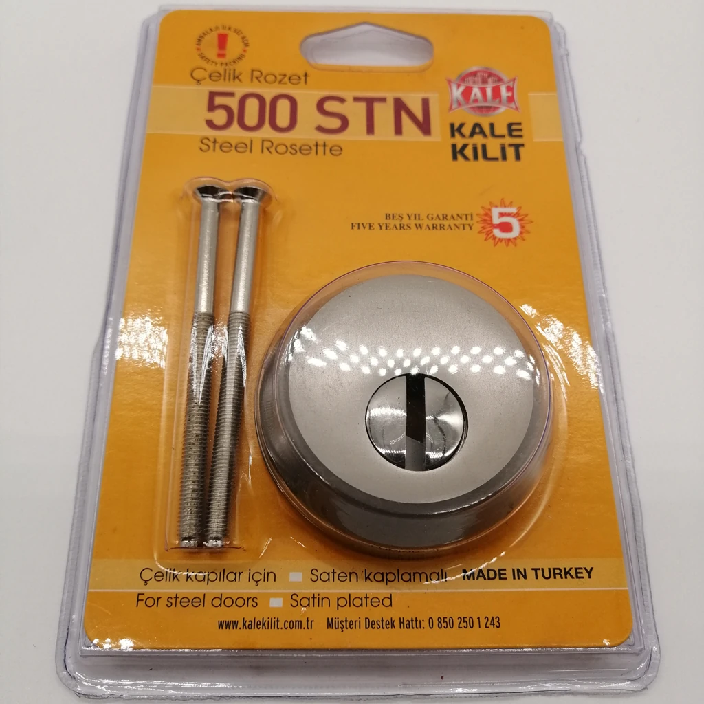 Kale 500 Stn Çelik Kapı Barel Rozeti Saten