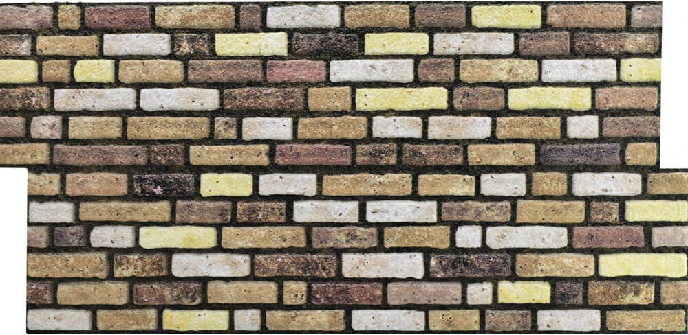 5 Adet(2,5m2) x Minik Taş Desenli 3 Boyutlu Renkli Strafor Köpük Duvar Kaplama Paneli (MN-604)