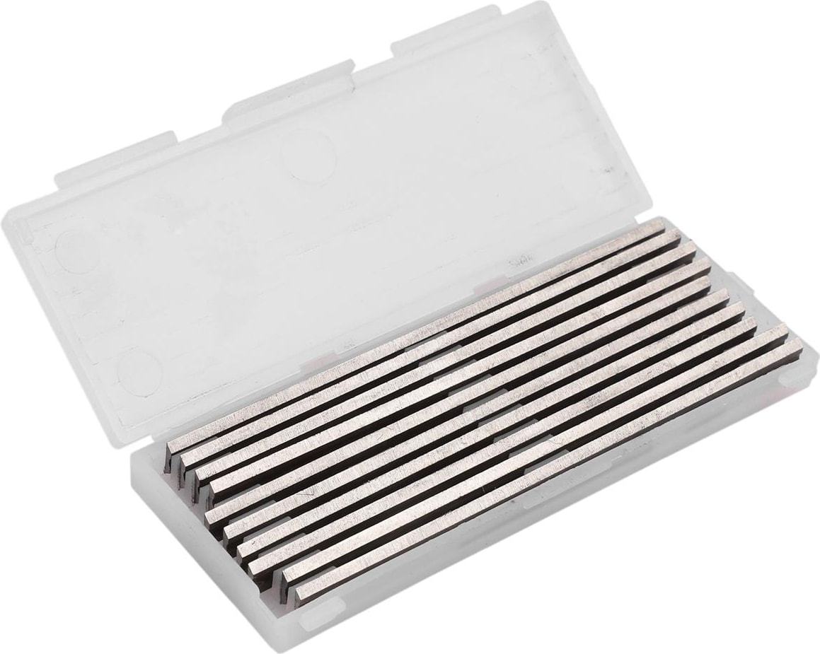 10 Adet Tersinir Yüksek Hızlı Çelik Planya Bıçakları 82MM x 5.5mm (Yurt Dışından)