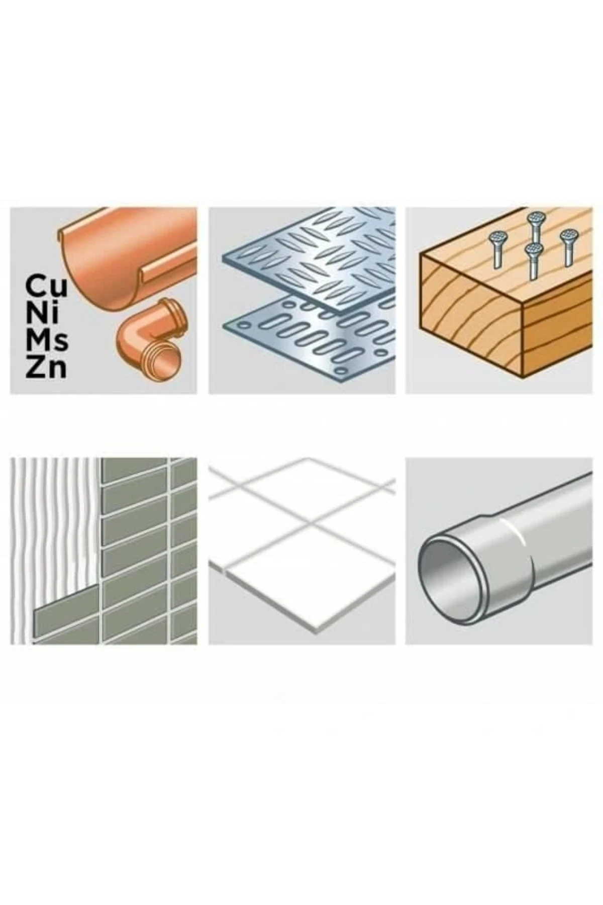 BFS Raspalama Uç Seti 4 Parça