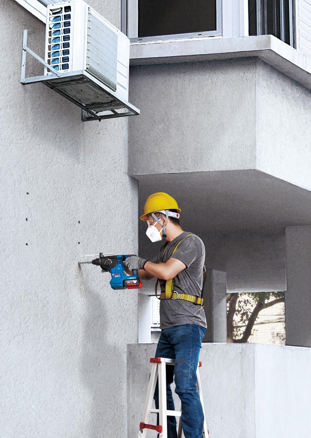 BOSCH Gbh 187-LI 2X5.0AH Tek Akülü Kırıcı Delici