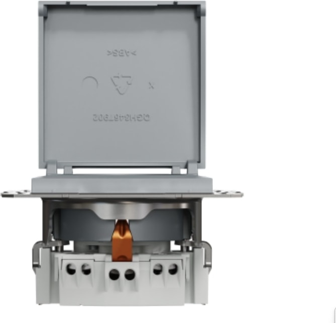 Asfora Çelik Kapakli Toprakli Priz