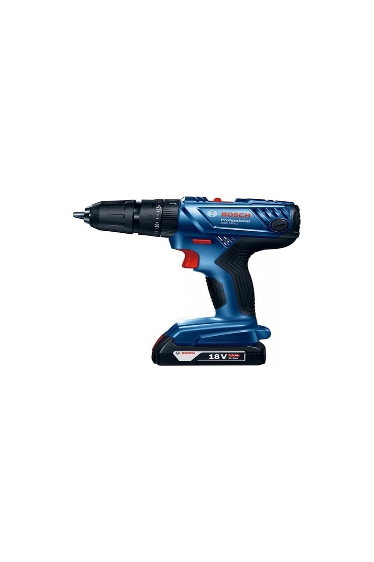 BOSCH GSB 180-LI Akülü Darbeli Vidalama + 103 Parça Karışık Aksesuar
