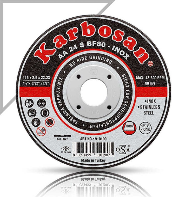 230x1.9x22.23 Inox Paslanmaz Çelik Ince Kesme Diski (Thinline)