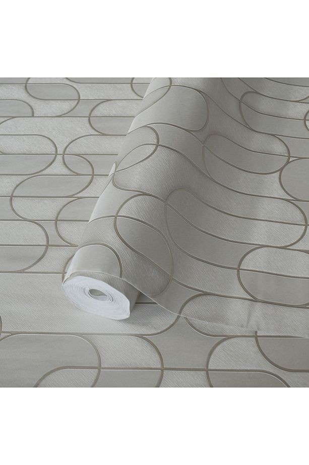 VERA 1514 Modern Geometrik Dairesel Desenli Duvar Kağıdı 16,5m2