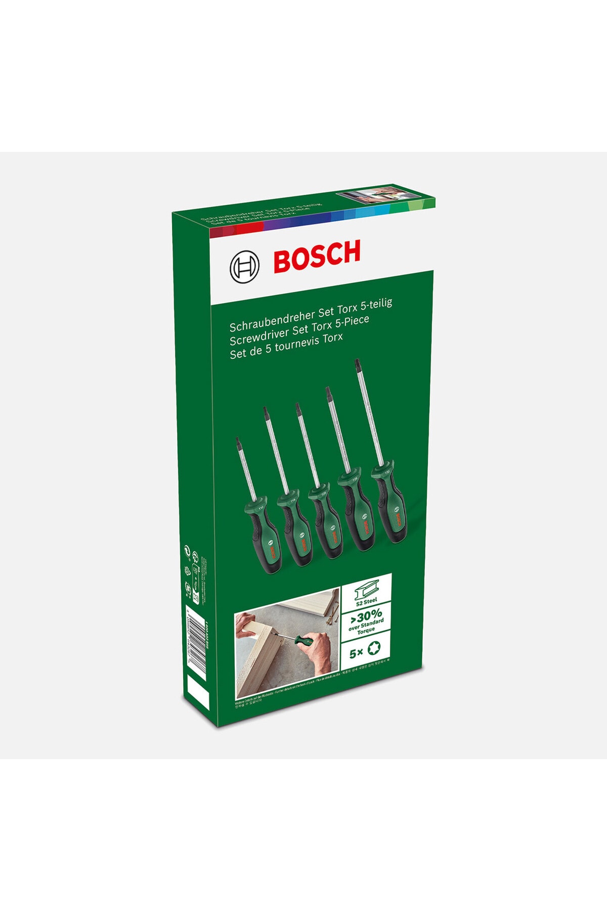 Torx Tornavida Seti 5 Parça