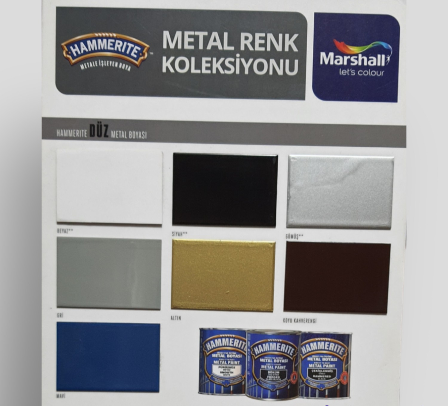Hammerite 0,75 Litre ( Direkt Pas Üstüne Sürülen Boya )