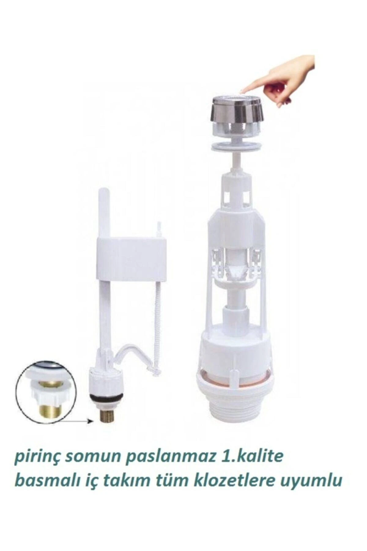 Basmalı Klozet Rezervuar Iç Takımı Yerli Üretim Garantili