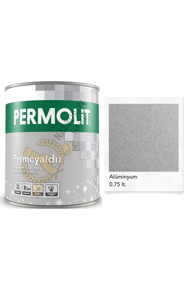 Isıya Dayanıklı Dekoratif Yaldız Boya ALÜMİNYUM 0.75 Lt.