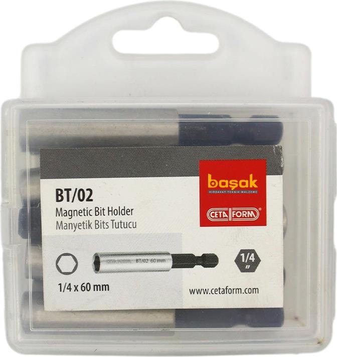 1/4" x 60 mm Manyetik Bits Tutucu Ceta/bt/02