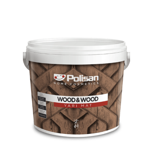 POLİSAN W&W AA AHŞAP VERNİĞİ YARI MAT SU BAZLI 0,75 LT