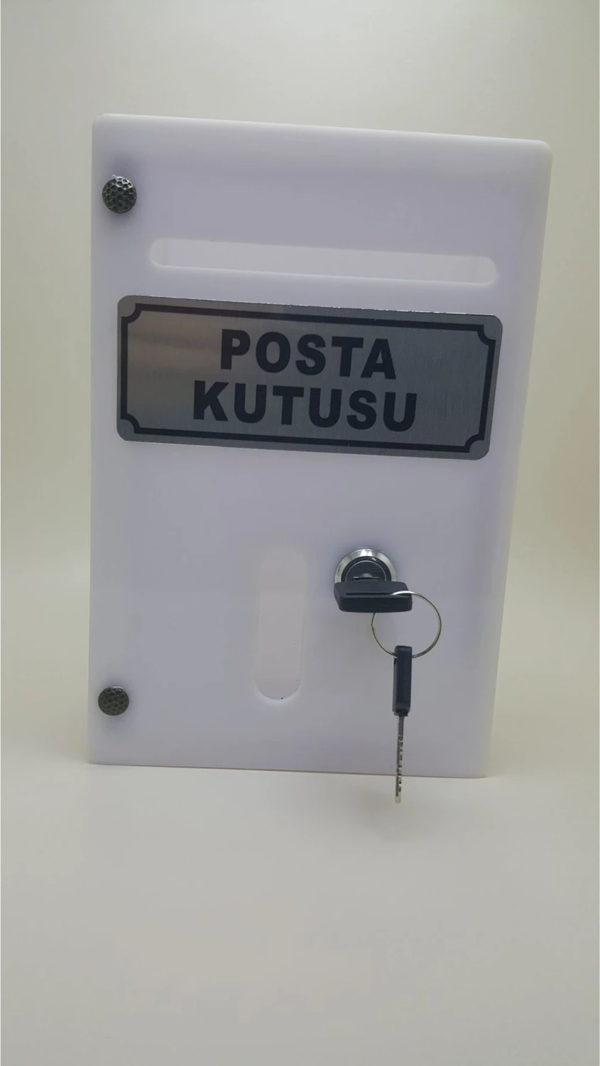 Küçük Boy Pleksi Posta Kutusu