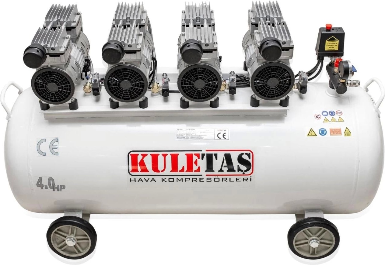 Süper Sessiz Yağsız Hava Kompresörü 200 Litre