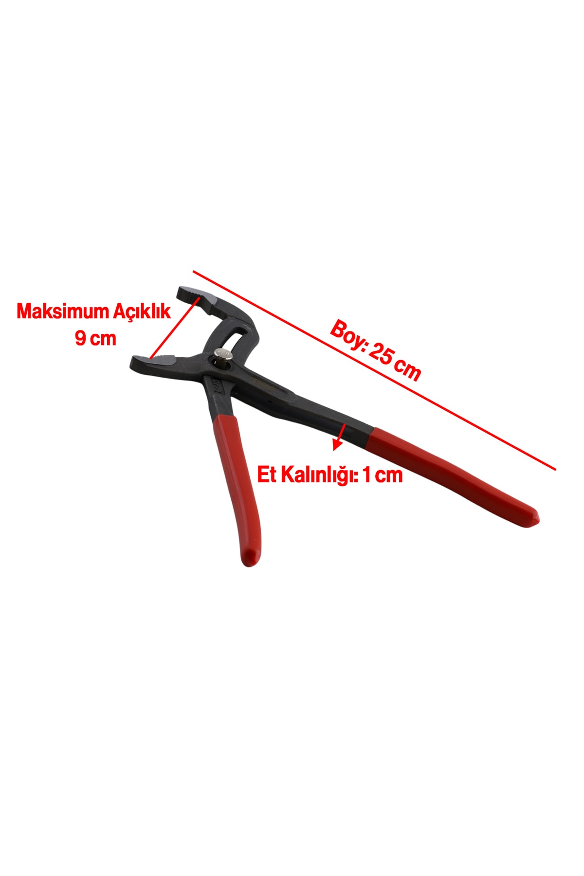 Fort Ayarlı Düğmeli Papağan Pense 25 Cm 250 Mm Çok Amaçlı Pense Sıkma Sökme El Aleti