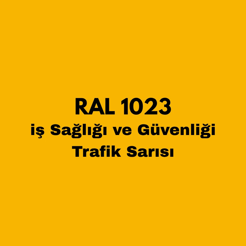 Izower Yol Çizgi Boyası 20KG - Ral 1023 - Iş Sağlığı ve Güvenliği Trafik Sarısı