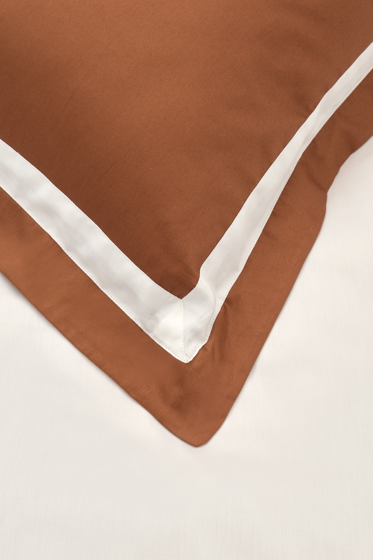 White Col Porto Gold Çift Kişilik Percale Nevresim Takımı