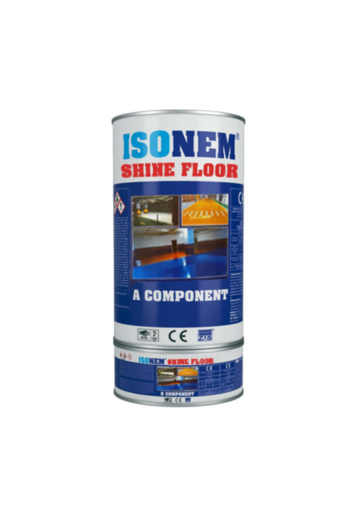 SHINE FLOOR A+B KOMP. 4.5KG ( ZEMİN BOYASI ) MAVİ