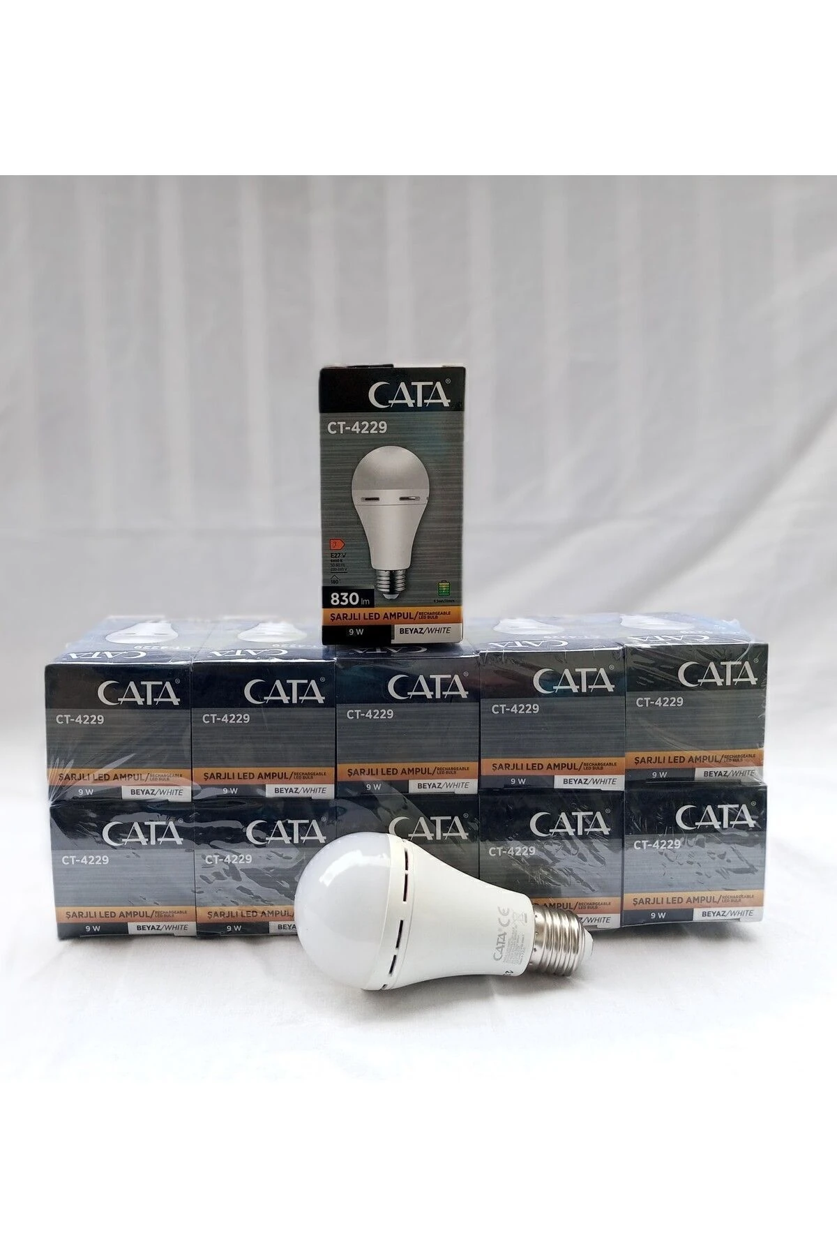 Şarjlı Led Ampül Ct-4229 (10 ADET)