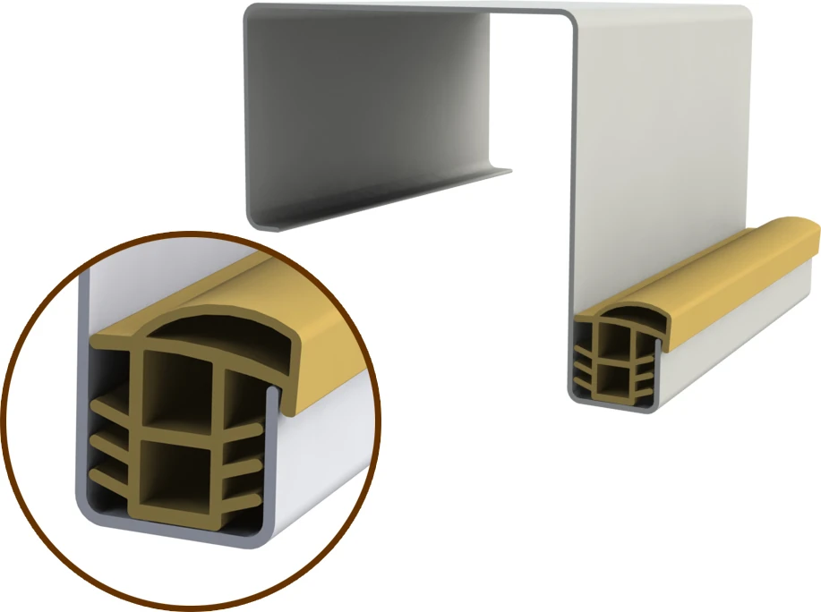 Çelik Kapı Fitili Krem 6 Metre Çelik Kapı Kasa - Fitili Ürün Kodu- Çlk-35