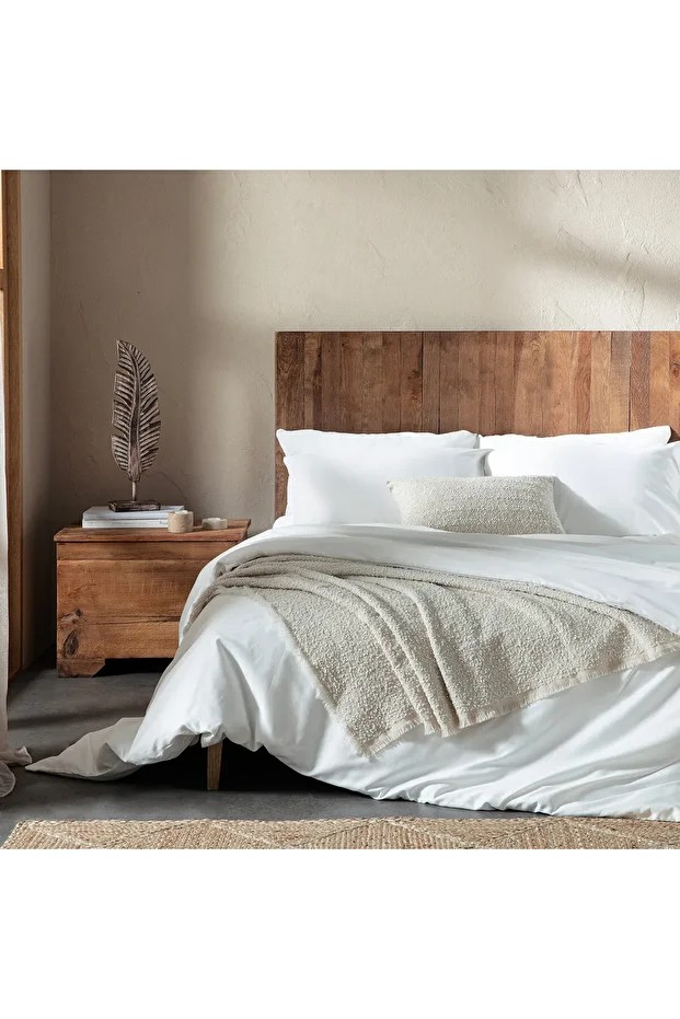 Cıelo Bambu Nevresim Takımı 200x220 Cm Ekru