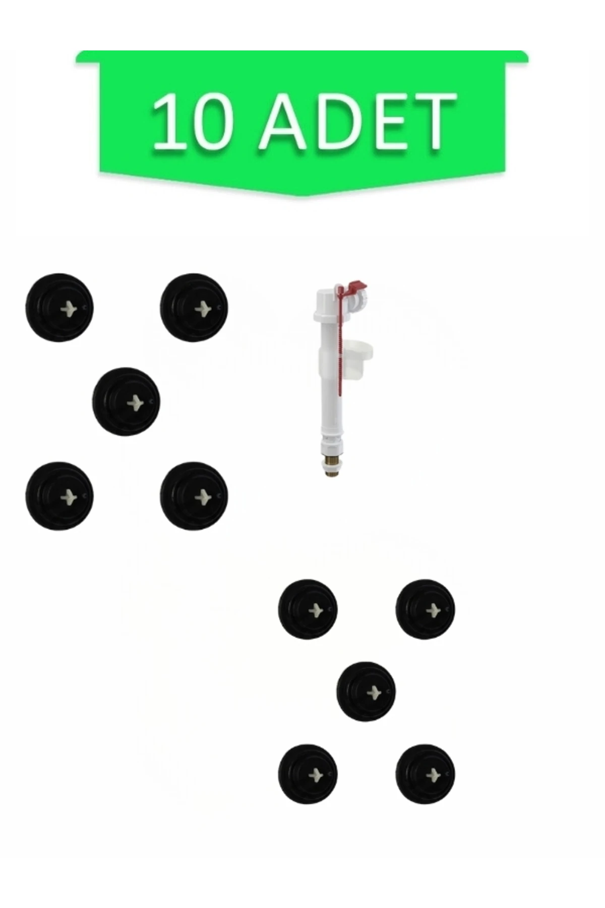 Kale Klozet Rezervuar İç Takım Flatör Contası Klozet Şamandıra Contası Kale Doldurma Contası 10 Adet